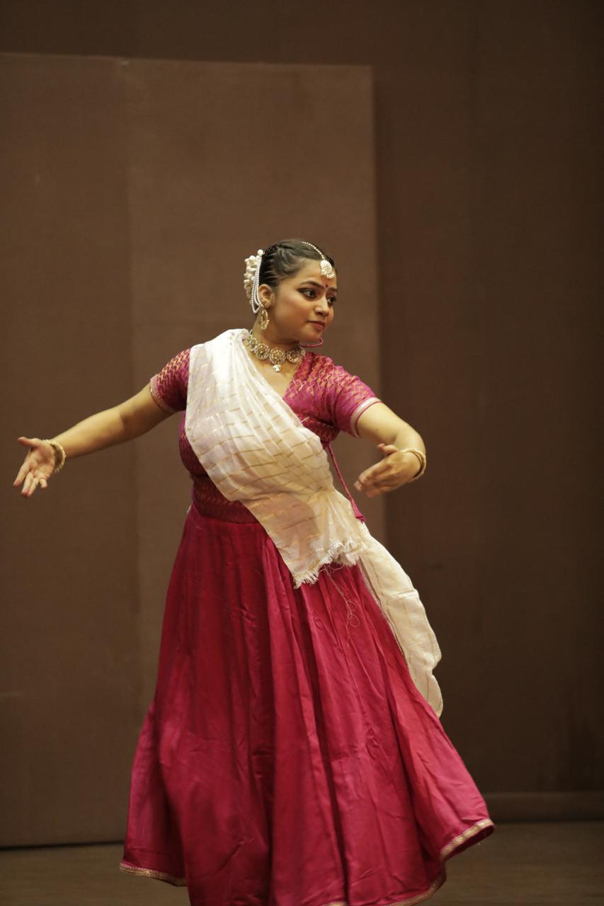 Aditi Vasistha performing Kathak